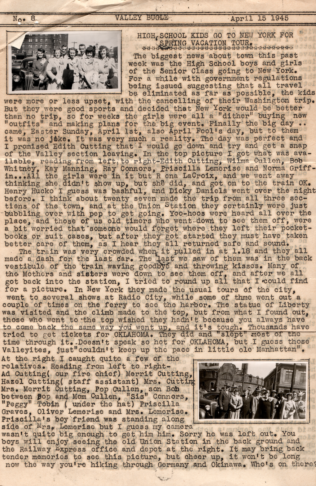 Cherry Valley Bugle, Issue 8, Page 4